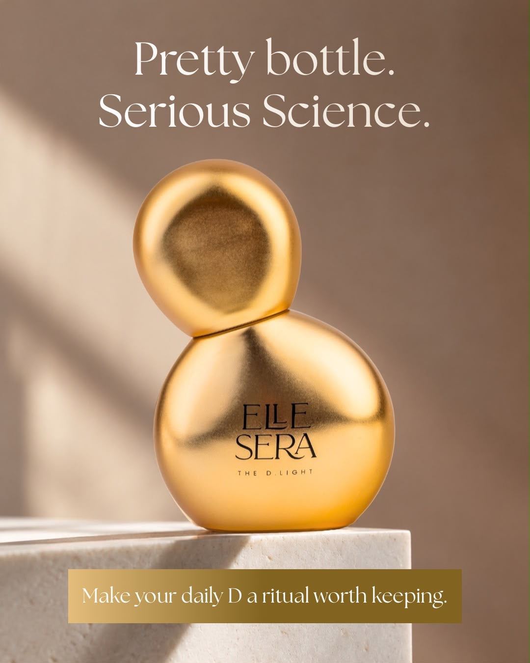 The D.Light – Pretty bottle. Serious science.