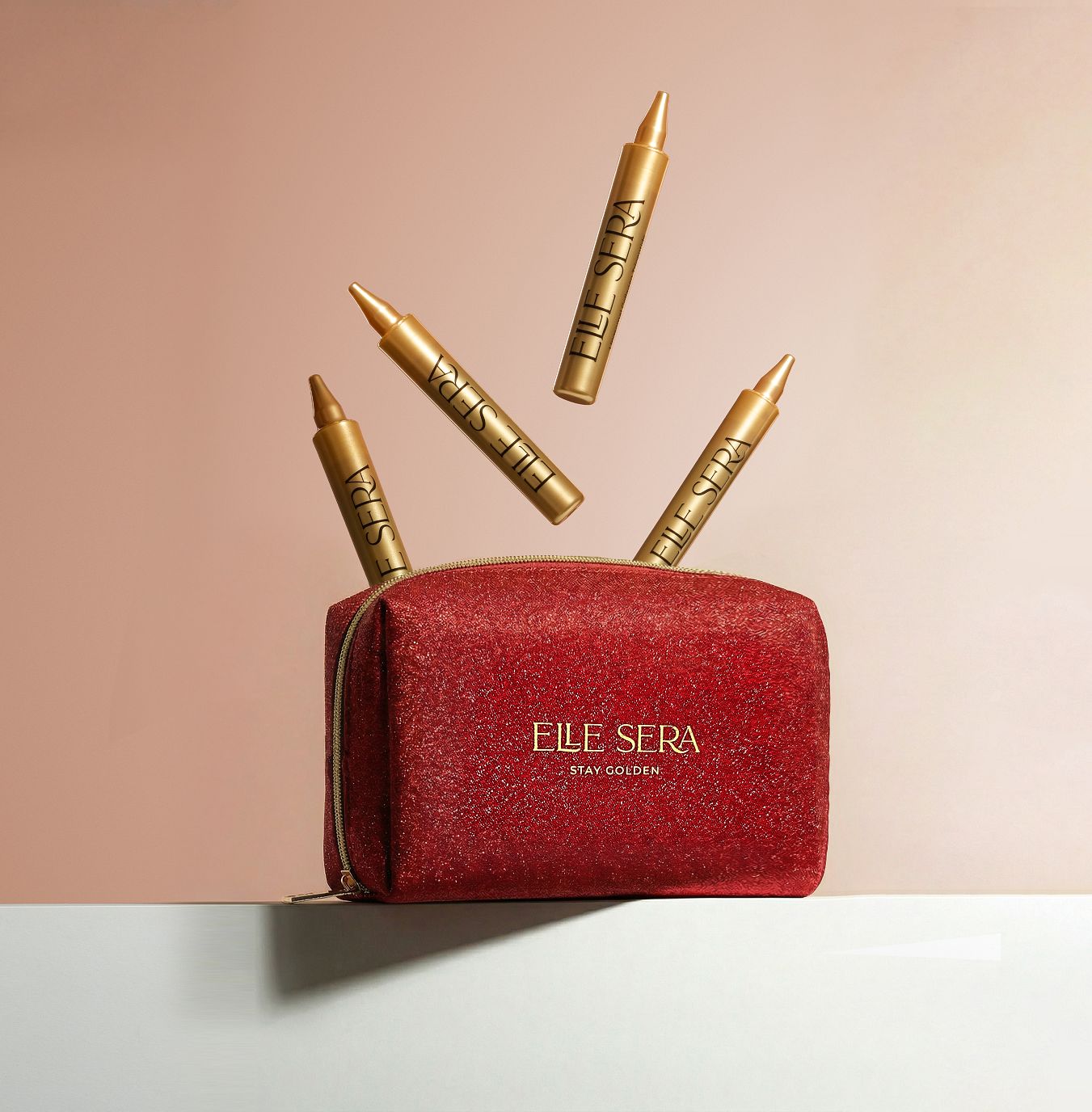 Elle Sera Limited Edition Red Cosmetic Bag